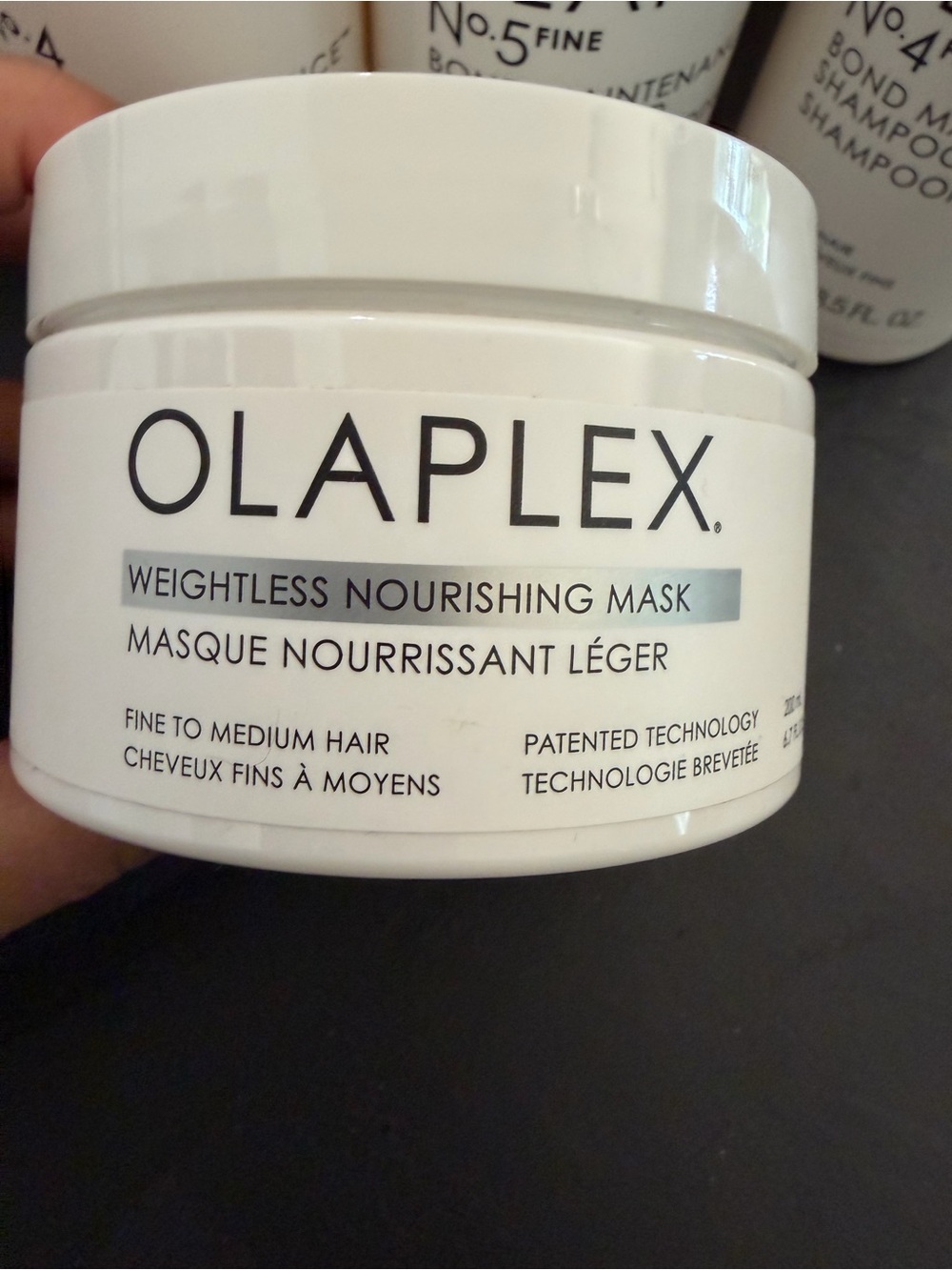 OLAPLEX White Weightless Nourishing Mask for Fine to Medium Hair